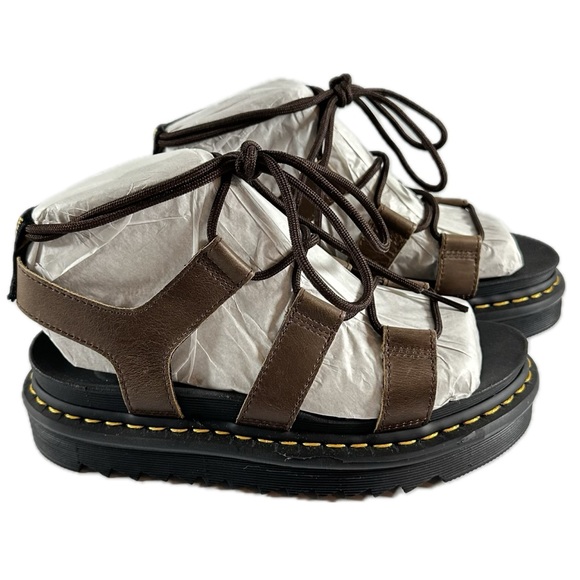 Dr. Martens Nartilla Grizzly Leather Gladiator Sandals - Picture 3 of 7
